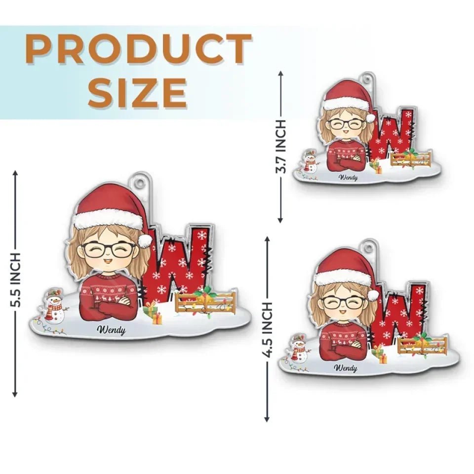 Go Out And Spread The Joy - Bestie Personalized Custom Ornament - Acrylic Custom Shaped - Christmas Gift For Kid 687188 - DiyGiftly