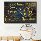god knew my heart needed love poster personalized names grandparents day gift