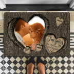 God Knew My Heart Needed You Couples - Personalized Photo Doormat 710238 - D - DiyGiftly