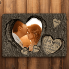 God Knew My Heart Needed You Couples - Personalized Photo Doormat 710238 - D - DiyGiftly