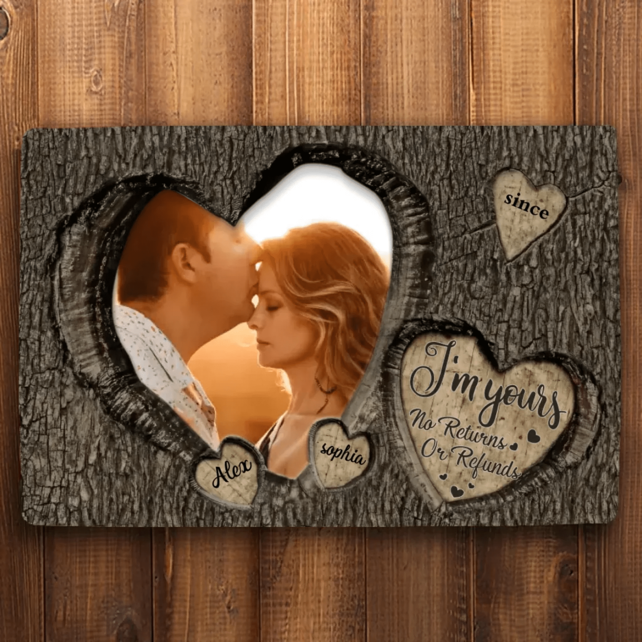 God Knew My Heart Needed You Couples - Personalized Photo Doormat 710238 - D - DiyGiftly