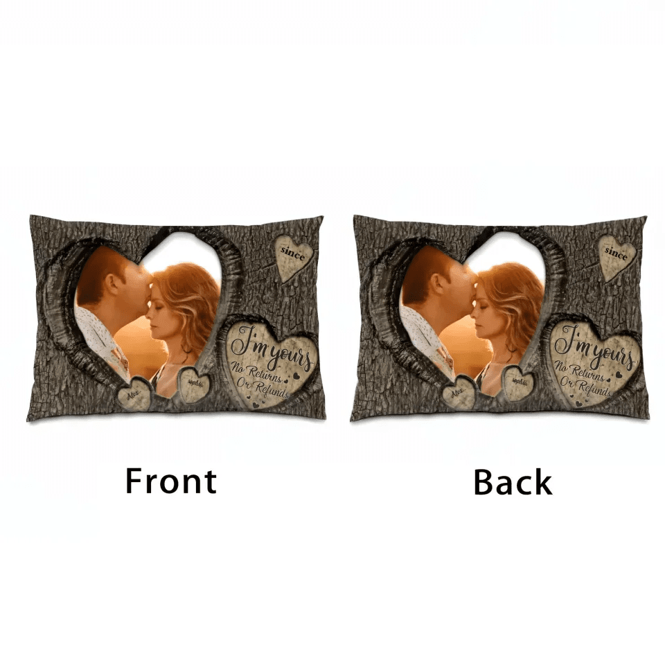 God Knew My Heart Needed You Couples - Personalized Photo Pillow 710238 - B - DiyGiftly