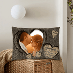 God Knew My Heart Needed You Couples - Personalized Photo Pillow 710238 - B - DiyGiftly