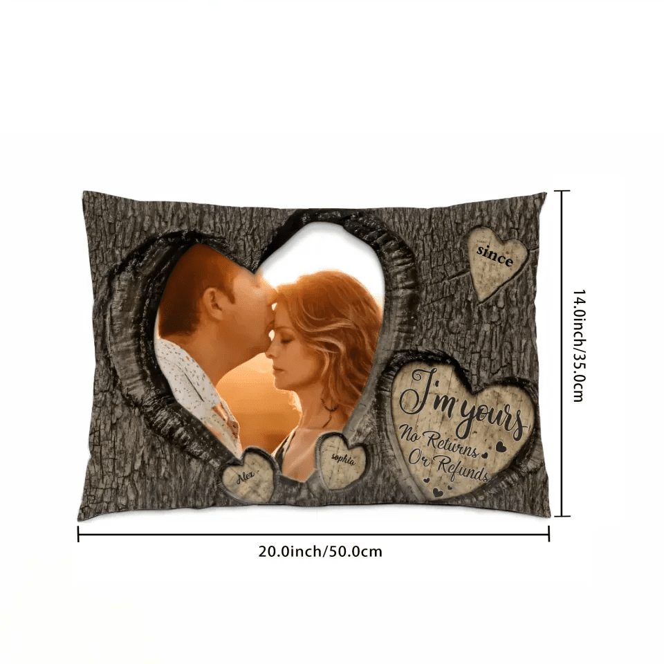 God Knew My Heart Needed You Couples - Personalized Photo Pillow 710238 - B - DiyGiftly