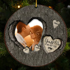 God Knew My Heart Needed You Couples – Personalized Photo Wooden Hanging Ornament – Custom Wood Gift for Couples for Anniversaries, Weddings, and Romantic Home Decoration 1055472 - DiyGiftly