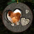 God Knew My Heart Needed You Couples – Personalized Photo Wooden Hanging Ornament – Custom Wood Gift for Couples for Anniversaries, Weddings, and Romantic Home Decoration 1055472 - DiyGiftly