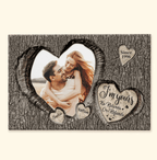 God Knew My Heart Needed You Couples - Personalized Photo Wrapped Canvas 319616 - DiyGiftly