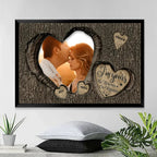 God Knew My Heart Needed You Couples - Personalized Photo Wrapped Canvas 710237 - 710238 - DiyGiftly