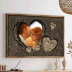 God Knew My Heart Needed You Couples - Personalized Photo Wrapped Canvas 710237 - 710238 - DiyGiftly