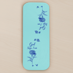 God Says I Am Name in the Bible Personalized Leather Magnetic Bookmark, Custom Toile de Jouy Style Christian Bookmark, Inspirational Scripture Gift, Custom Name Bible Verse Bookmark for Women, Men, Kids 1082245 - DiyGiftly