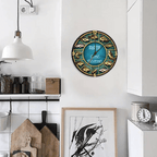 custom name wooden wall clock keepsake as a new home gift