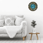 gone fishing time custom name wooden wall clock for living room decor