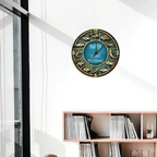 custom name wooden wall clock as a new home gift