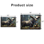 Gone Hunting - Personalized Hunting Rectangle Metal Sign 737098 - 737103 - DiyGiftly