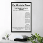 Graduate Printable Newspaper Keepsake - Personalized Photo 753013 - 753035 - DiyGiftly