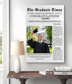 Graduate Printable Newspaper Keepsake - Personalized Photo 753013 - 753035 - DiyGiftly