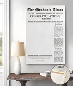 Graduate Printable Newspaper Keepsake - Personalized Photo 753013 - 753035 - DiyGiftly