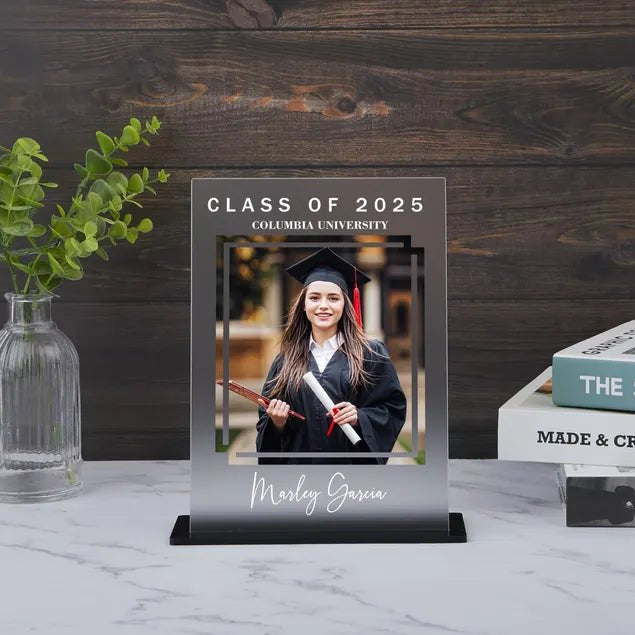 Graduation Picture Acrylic Decor, Custom Graduation Photo Sign – DiyGiftly