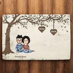 Grandkid Makes Life Grand - Personalized Mat 713426 - D - DiyGiftly