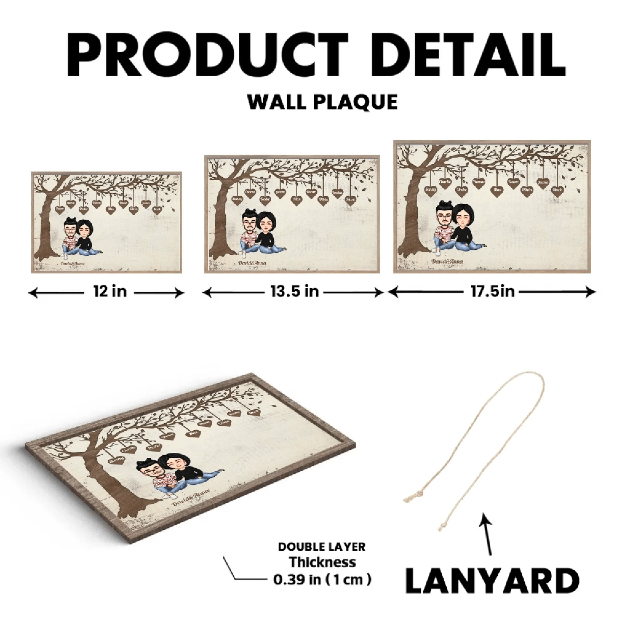 Grandkid Makes Life Grand - Personalized Wooden Plaque 713426 - DiyGiftly