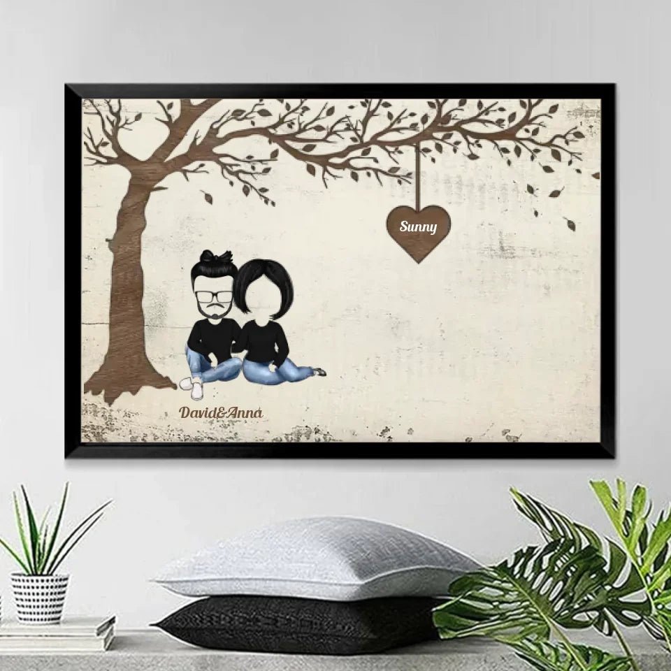 Grandkid Makes Life Grand - Personalized Wrapped Canvas 713426 - 714268 - DiyGiftly