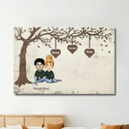 Grandkid Makes Life Grand - Personalized Wrapped Canvas 713426 - 714268 - DiyGiftly