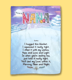 Grandkid Xmas Blanket - NANA and Grandkids Blanket Night - Personalized Blanket 723052 - DiyGiftly