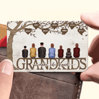 Grandkids Make Life Grand - Personalized Wallet Card 712315 - DiyGiftly