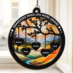 suncatcher personalized design acrylic memorial keepsake 4in 10cm 10cm