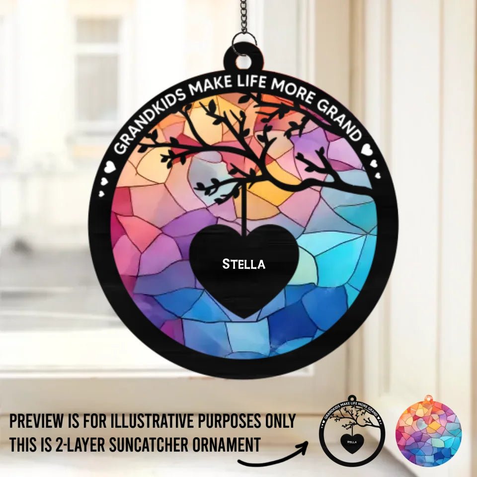 personalized design suncatcher acrylic window remembrance decor