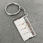 Grandkids Make Life More Grand - Personalized Acrylic Keychain - Birth Month Flowers 736361 - DiyGiftly
