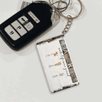 Grandkids Make Life More Grand - Personalized Acrylic Keychain - Birth Month Flowers 736361 - DiyGiftly