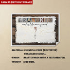 Grandkids Make Life More Grand - Personalized Wrapped Canvas - Birth Month Flowers 710303 - 711101 - DiyGiftly