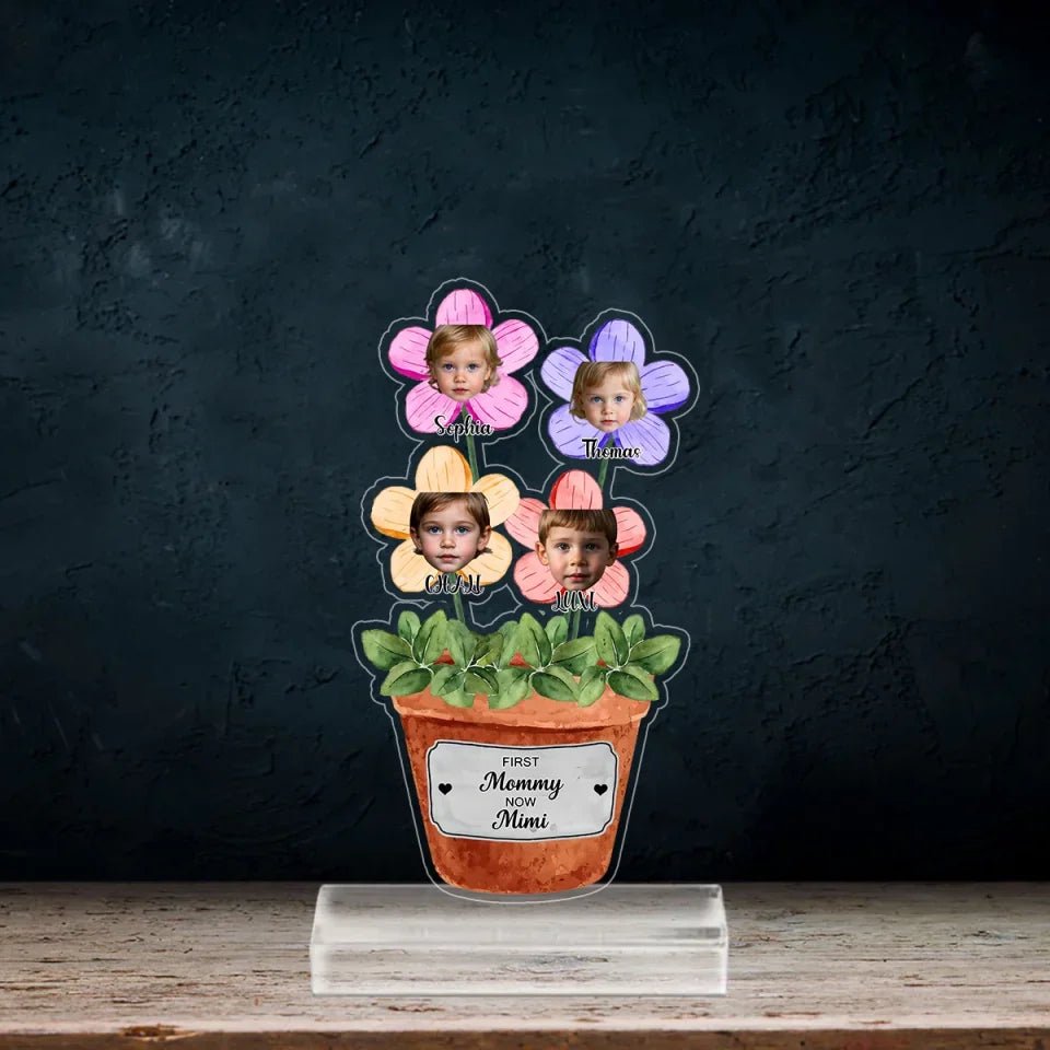 Grandma Garden - Personalized Custom Acrylic Plaque With Base 731312 - DiyGiftly