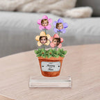Grandma Garden - Personalized Custom Acrylic Plaque With Base 731312 - DiyGiftly