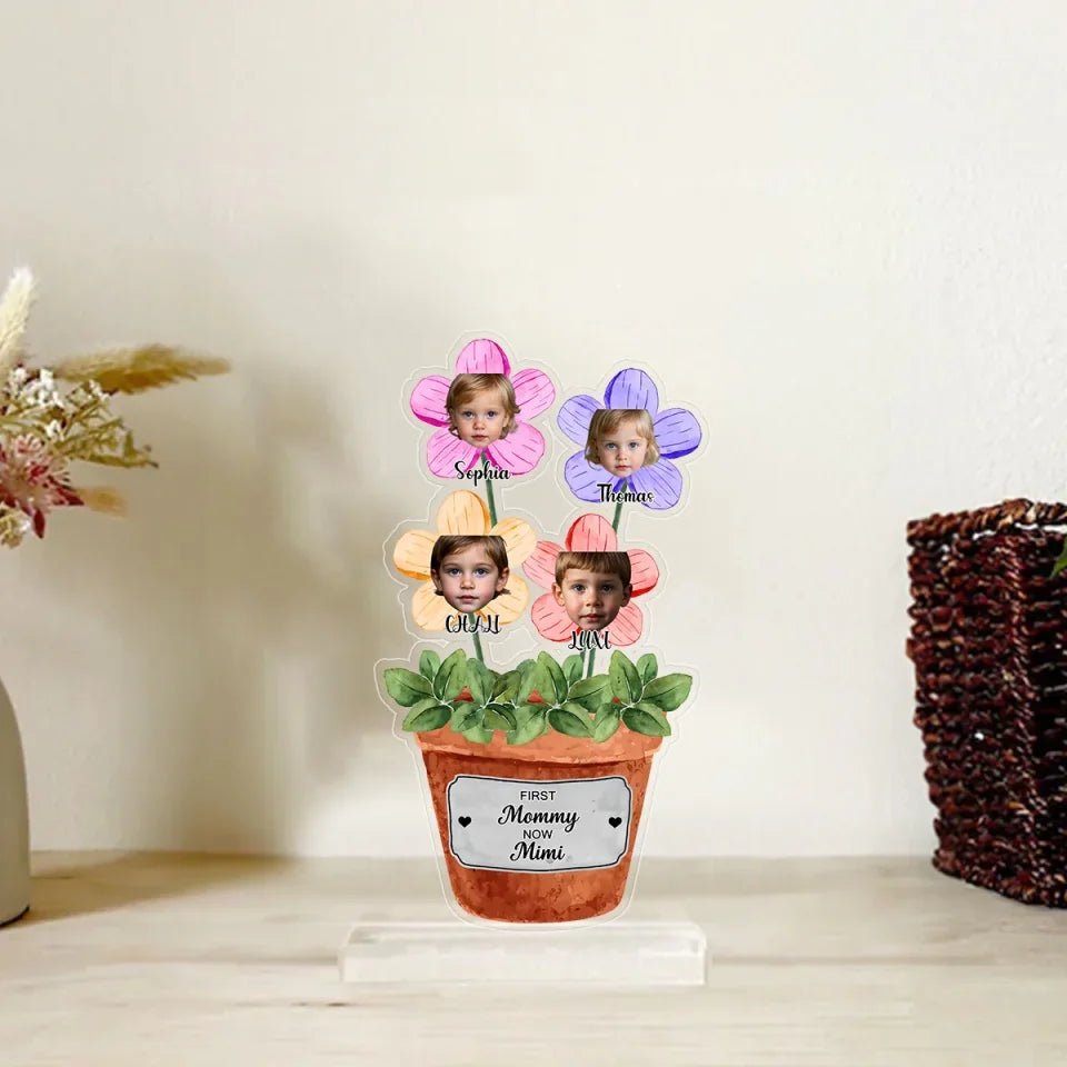 Grandma Garden - Personalized Custom Acrylic Plaque With Base 731312 - DiyGiftly