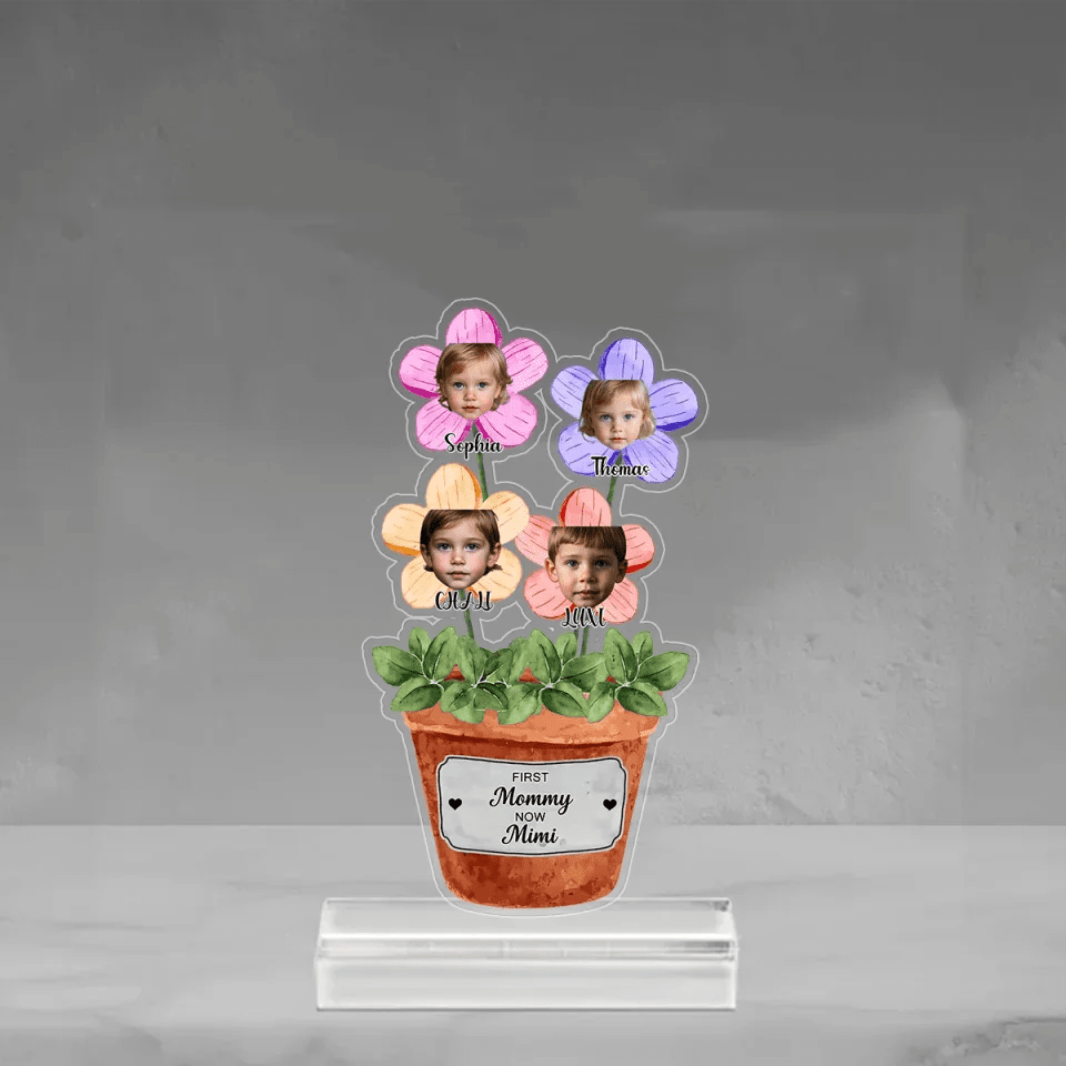 Grandma Garden - Personalized Custom Acrylic Plaque With Base 731312 - DiyGiftly