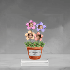 Grandma Garden - Personalized Custom Acrylic Plaque With Base 731312 - DiyGiftly