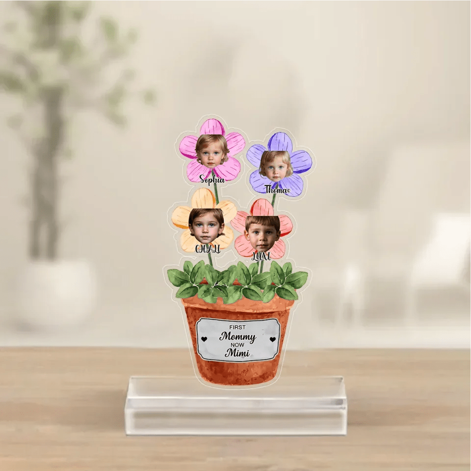 Grandma Garden - Personalized Custom Acrylic Plaque With Base 731312 - DiyGiftly