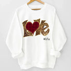 unisex sweatshirt with personalized sleeve names Grandma Life Is the Best Life