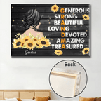 grandma love poster personalized names mothers day gift for grandma