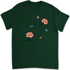 T shirt personalized birth flower mothers day gift for grandparents