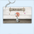 Grandma‘s Garden Birth Month Flowers Personalized Keychain, Mother's Day Gift For Grandma, Mom, Auntie 746133 - Y - DiyGiftly