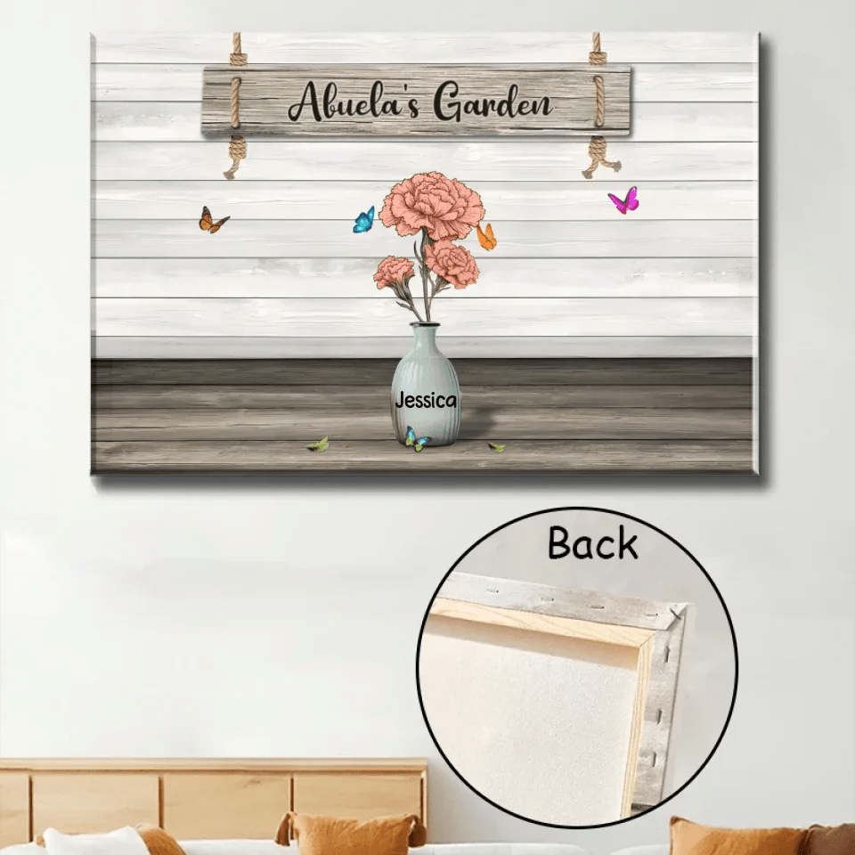 Grandma‘s Garden Birth Month Flowers Personalized Poster, Mother's Day Gift For Grandma, Mom, Auntie 746060 - 746113 - DiyGiftly
