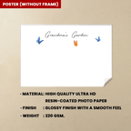 Grandma's Garden - Gift for grandma, grandpa, mom, dad - Personalized Canvas And Poster 737126 - 737253 - DiyGiftly