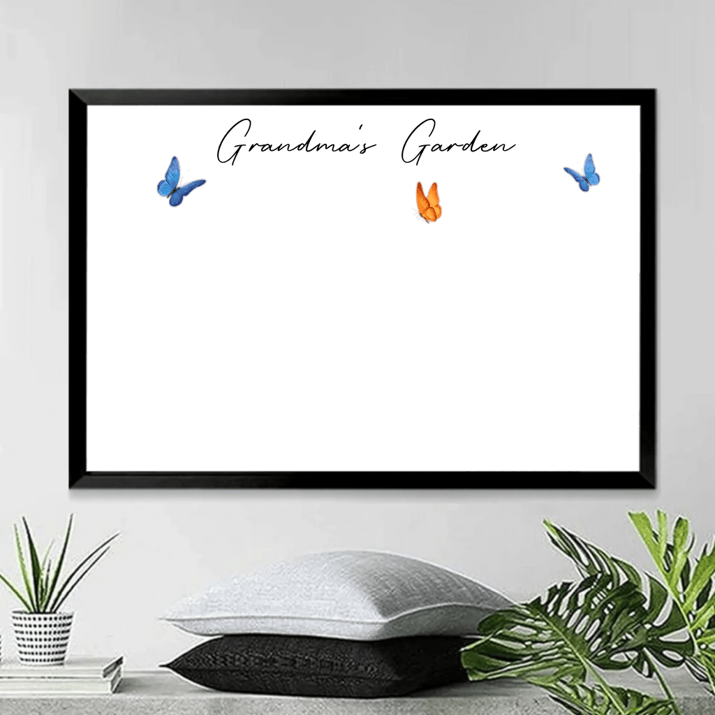 Grandma's Garden - Gift for grandma, grandpa, mom, dad - Personalized Canvas And Poster 737126 - 737253 - DiyGiftly