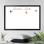 Grandma's Garden - Gift for grandma, grandpa, mom, dad - Personalized Canvas And Poster 737126 - 737253 - DiyGiftly