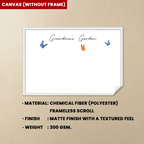 Grandma's Garden - Gift for grandma, grandpa, mom, dad - Personalized Canvas And Poster 737126 - 737253 - DiyGiftly