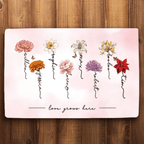 Grandma‘s Garden Love Grows Here Beautiful Birth Month Flower Gift For Grandma Mom 708257 - D - DiyGiftly