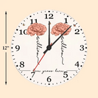 Grandma‘s Garden Love Grows Here Beautiful Birth Month Flower Gift For Grandma Mom Personalized Clock 743206 - DiyGiftly